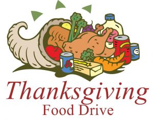 Thanksgiving Food Drive Oct. 5-9, 2020