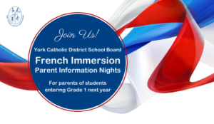 FRENCH IMMERSION PROGRAM APPLICATIONS OPEN